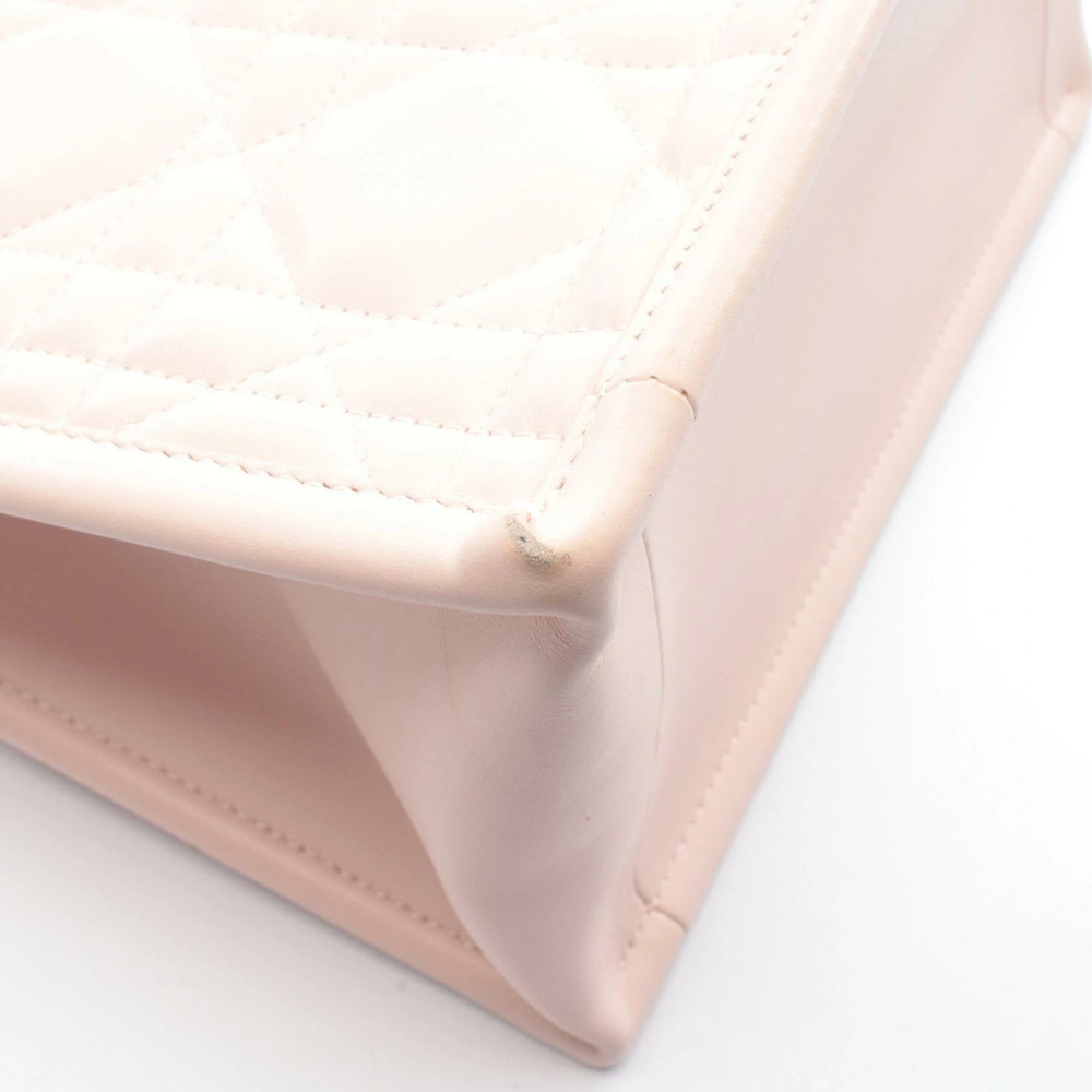 Dior Book Tote Cannage Bag Leather Pink - Picture 6 of 7